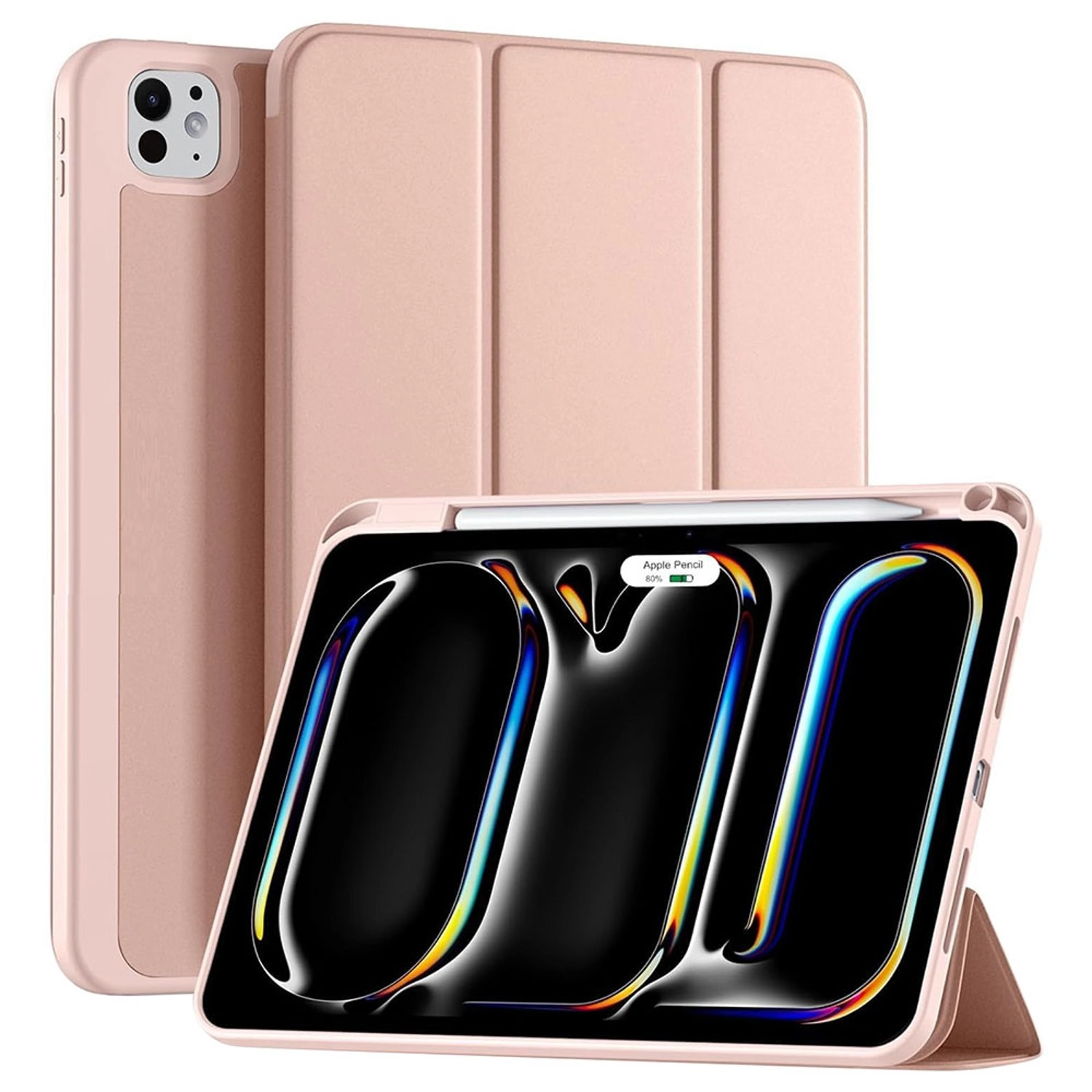 Fitit Tri-Fold Book Case with Pencil Holder for iPad Pro 11-inch (2024)