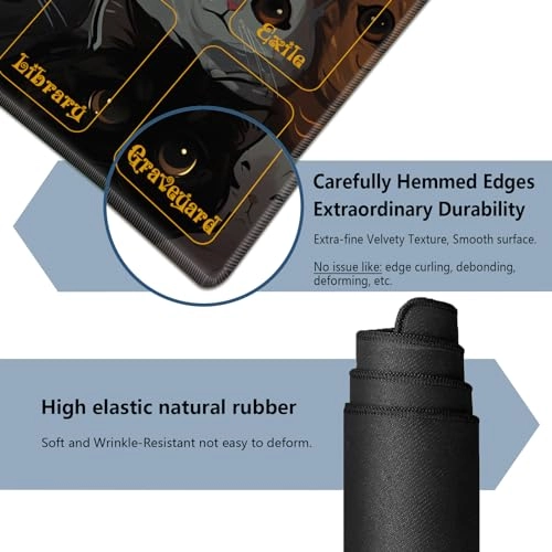 MTG Playmat Rubber Gaming Mouse Pad - 60.96x35.56 cm