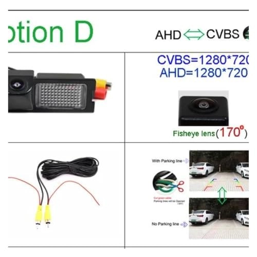 Car Rear View Camera - Night vision 1920 x 1080P