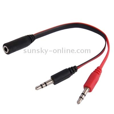 Noodle Style 3.5mm-Mini-Jack Microphone Earphone Cable
