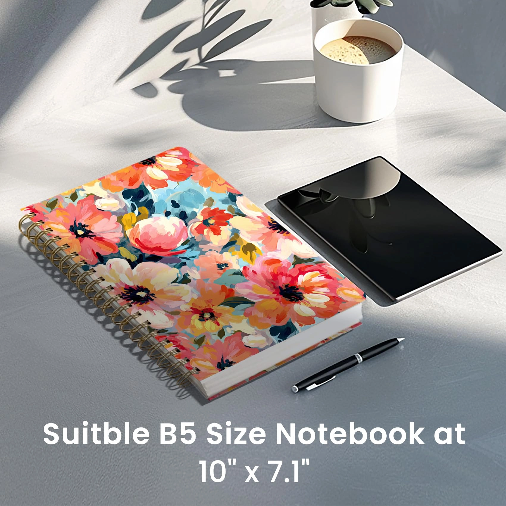 Spiral Notebook B5 Spiral - Lined 300 Pages