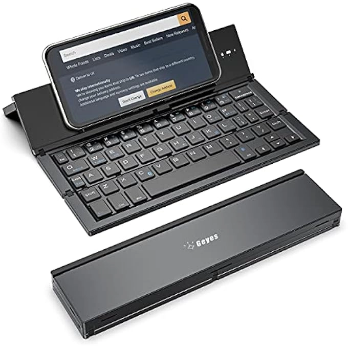 Geyes Foldable Bluetooth Keyboard - Wired/Wireless
