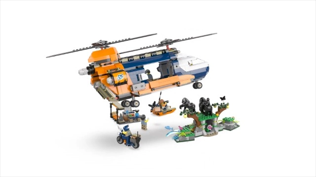City Jungle Explorer Helicopter at Base Camp (60437)