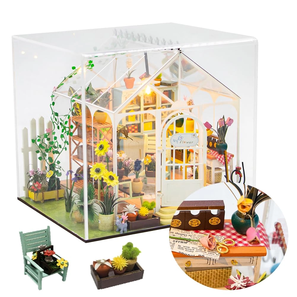 DIY House Craft Kit - Without Dust Cover Paper Wood