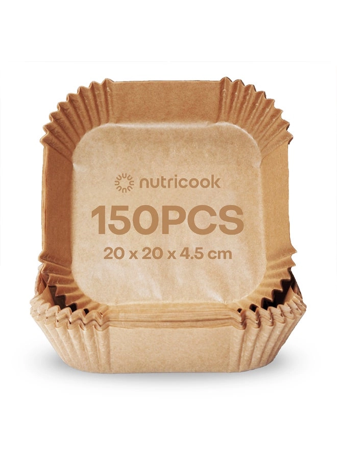 nutricook Air Fryer Liners - Wood 150pcs