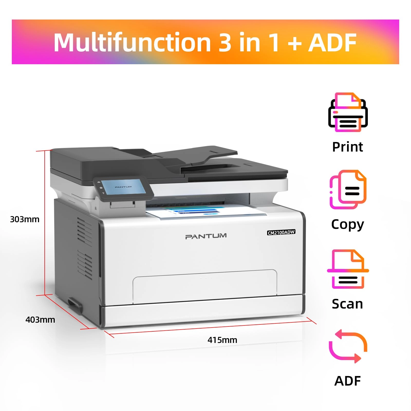 CP2100DW - Wireless 20ppm