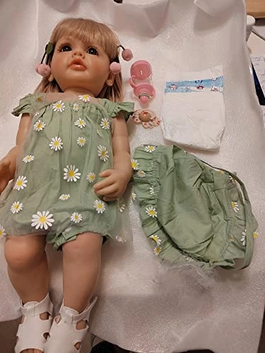 Reborn Baby Doll - 22 Inch 55cm Silicone Girl Ages 3+