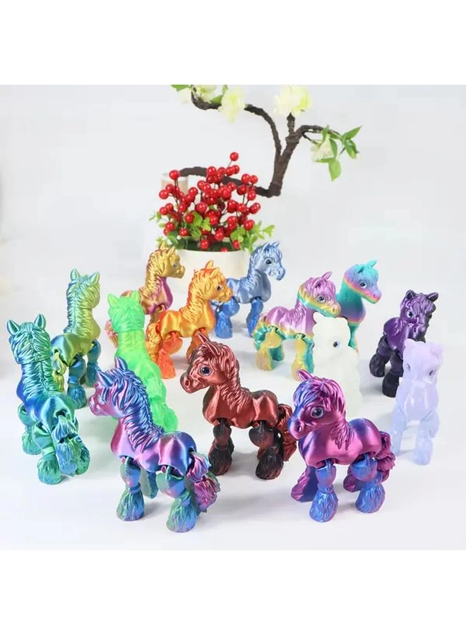 Pegasus Figurine - 3D-printed + Unicorn Figurine