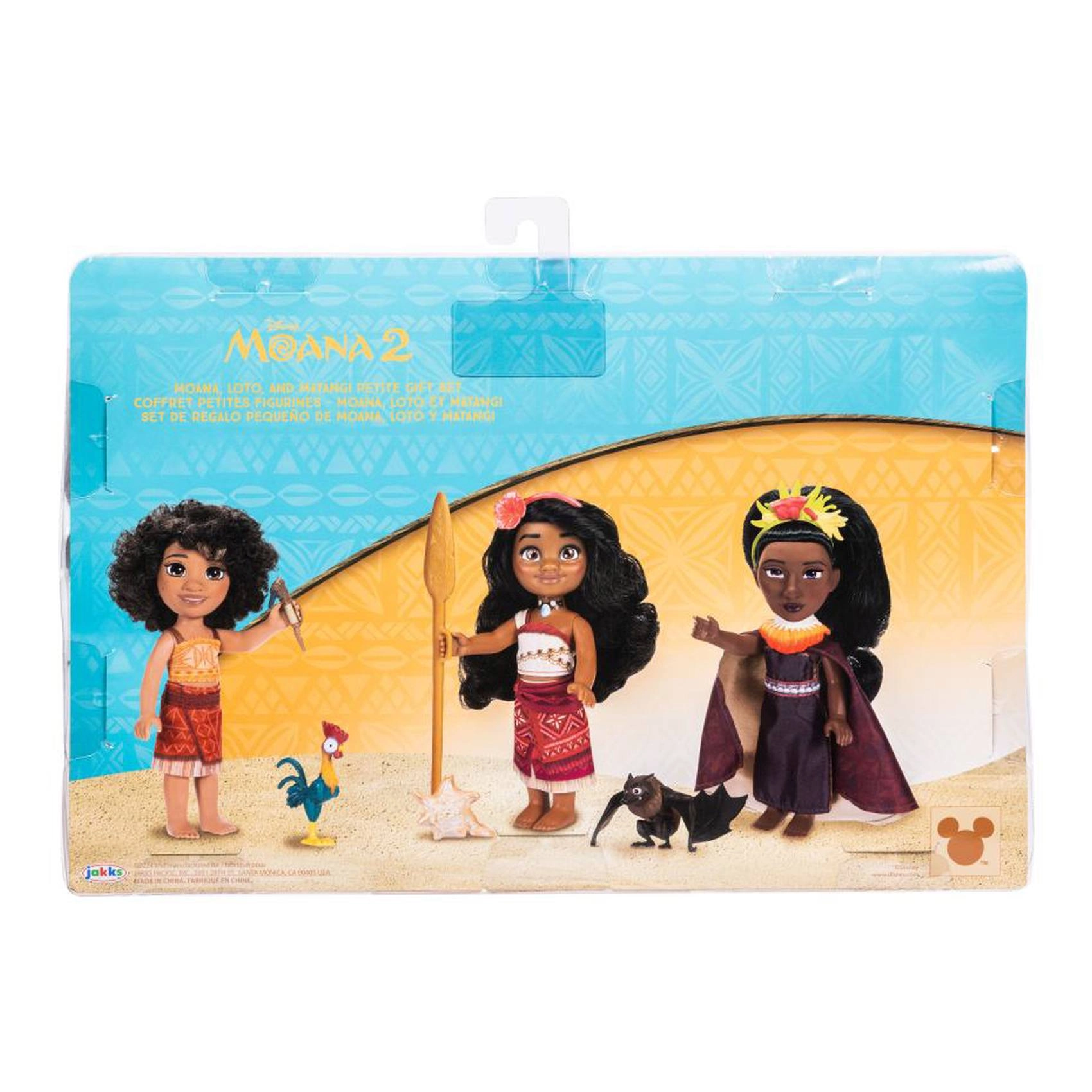 Moana Doll + Maui Doll + Pua Doll + Heihei Doll