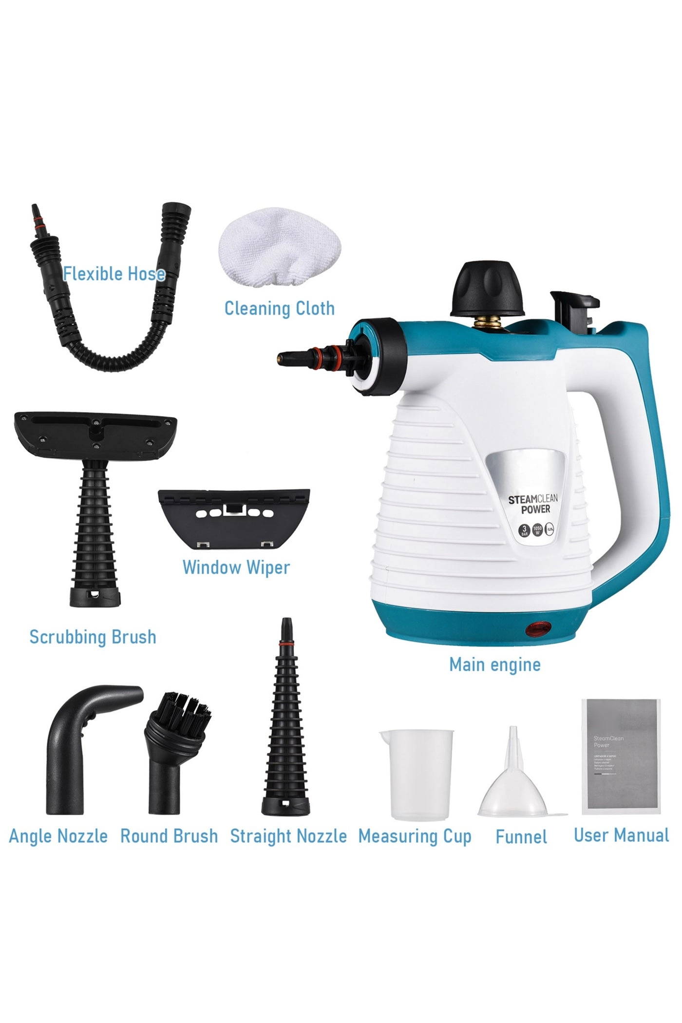 Handheld Steam Cleaner - 3.0bar 350ml