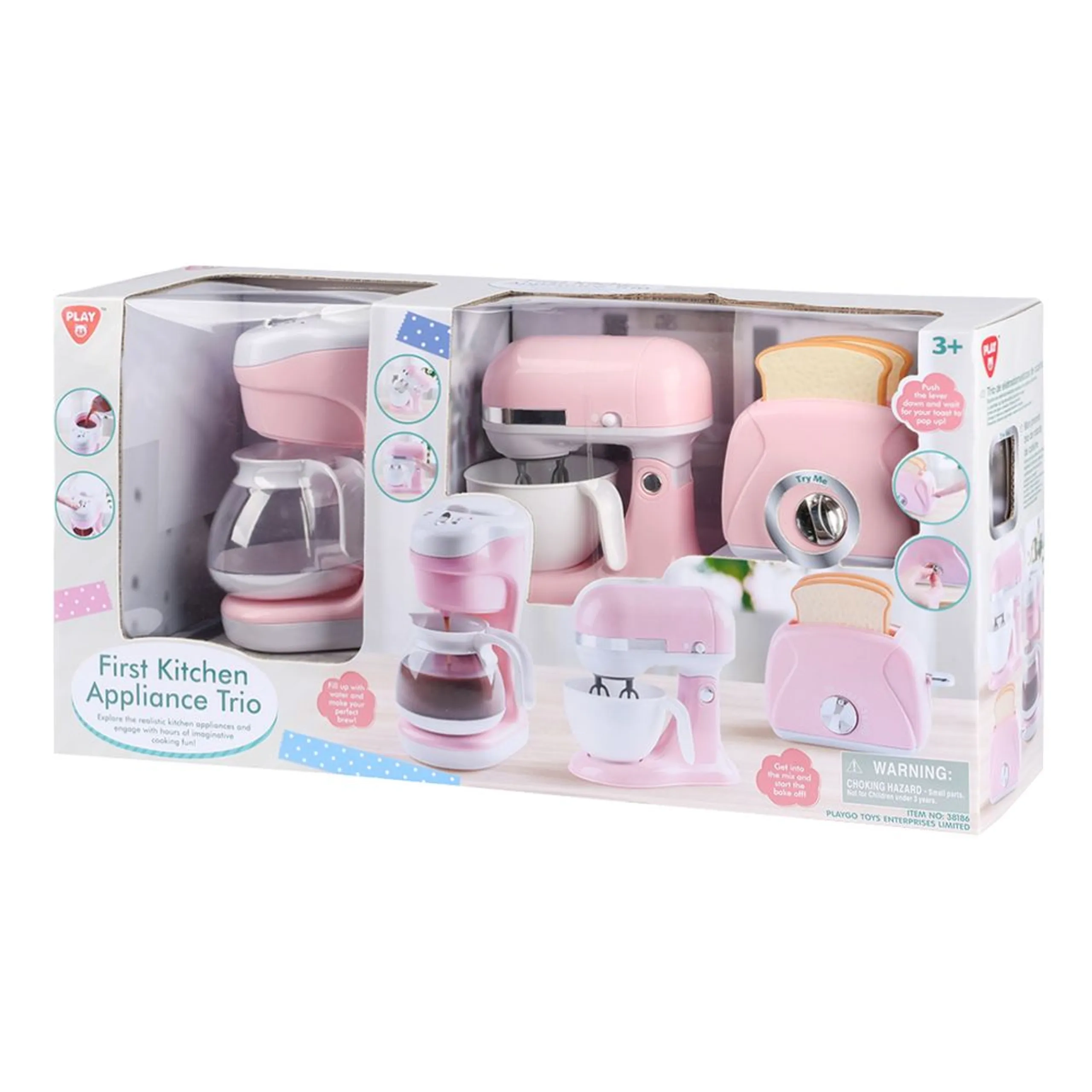 Play&Go Coffee Maker + Stand Mixer + Pop-up Toaster - 3 pcs (2169971-38186_PL)