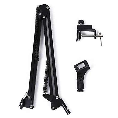 Mic Stand - Extendable Scissor Arm Table Mounting Clamp