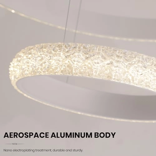 Modern LED Chandelier - 3000K-6000K Dimmable