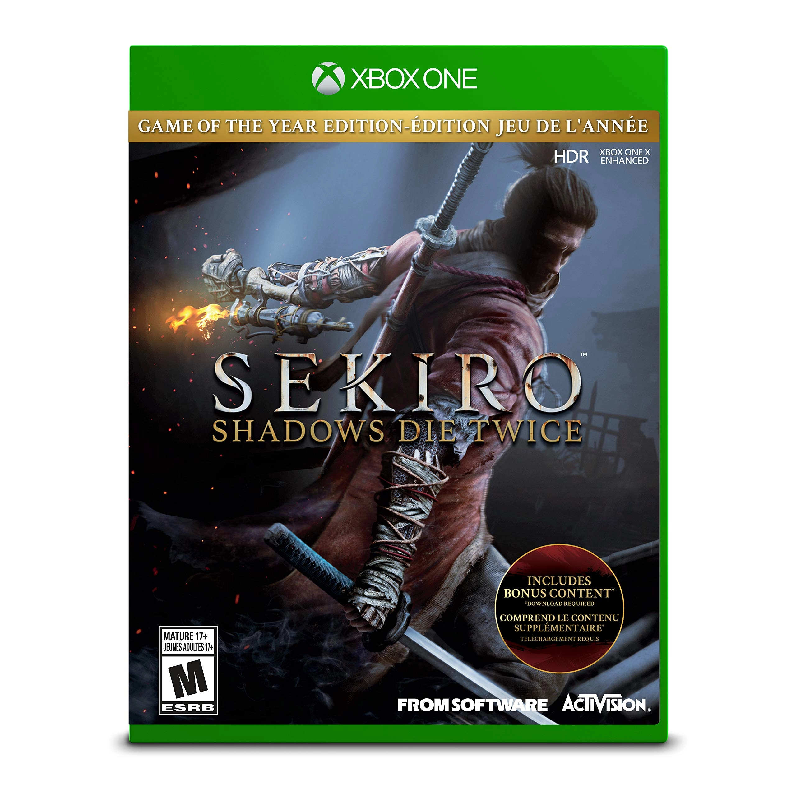 FromSoftware Sekiro Shadows Die Twice Game of the Year