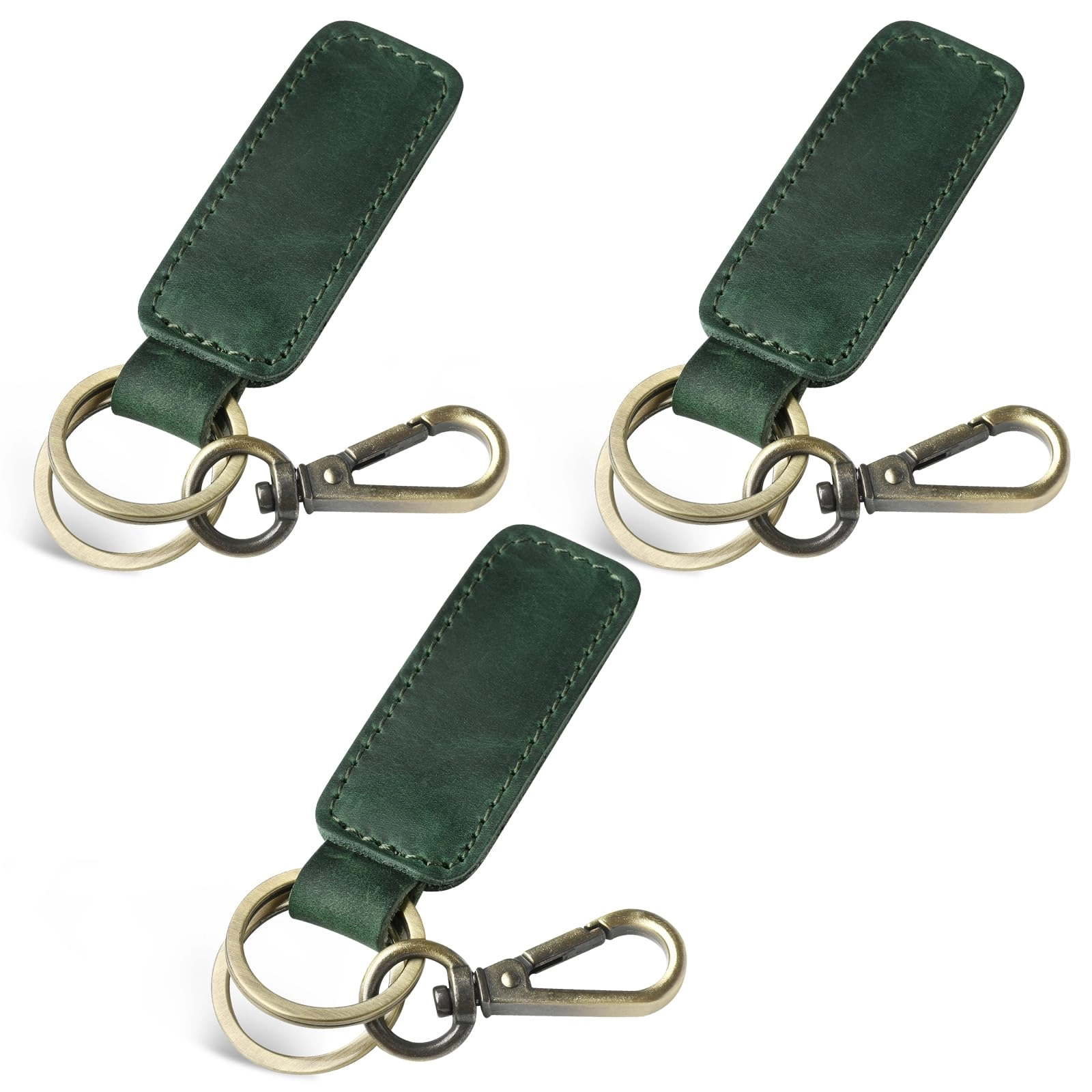 Leather Keychain - Car