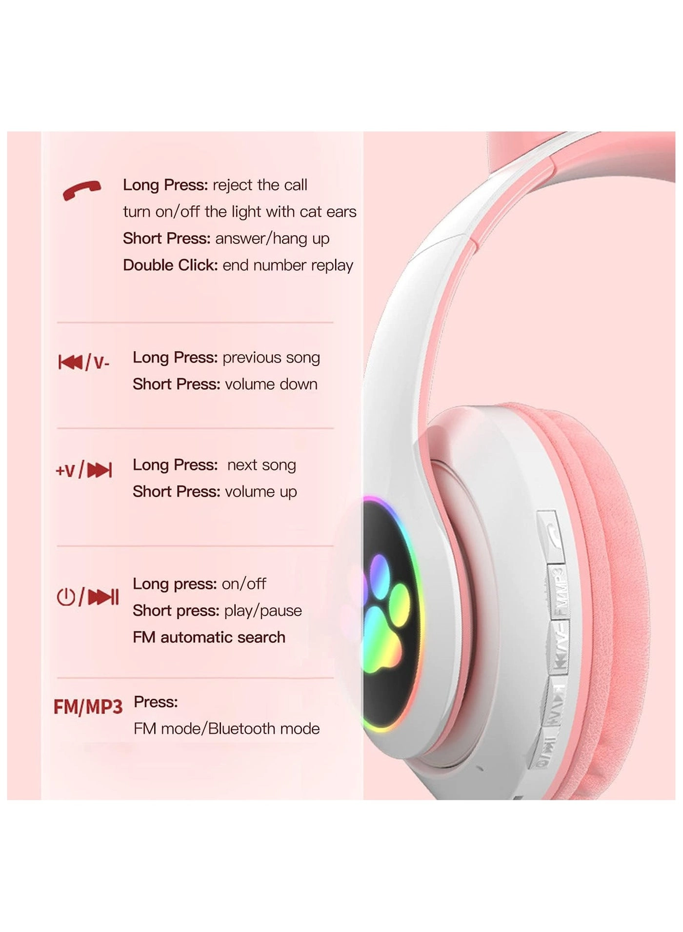 Over Ear Music Headset - Wireless Headset