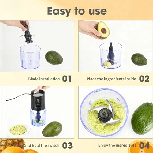 Electric Vegetable Chopper - 500 ml 300W