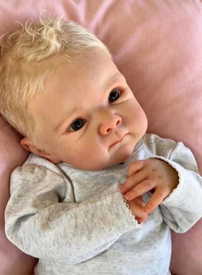 Reborn Baby Doll - 18 Inch Silicone Boy Ages 3+