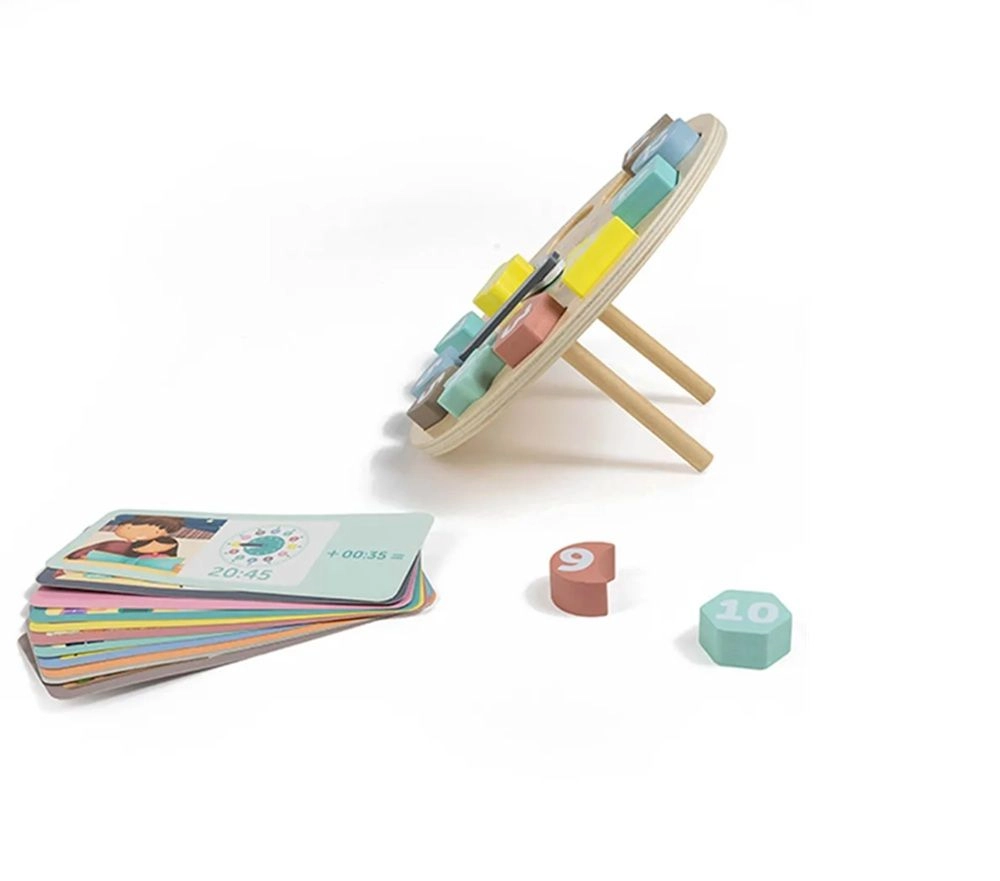 Wooden Clock Puzzle - 3+