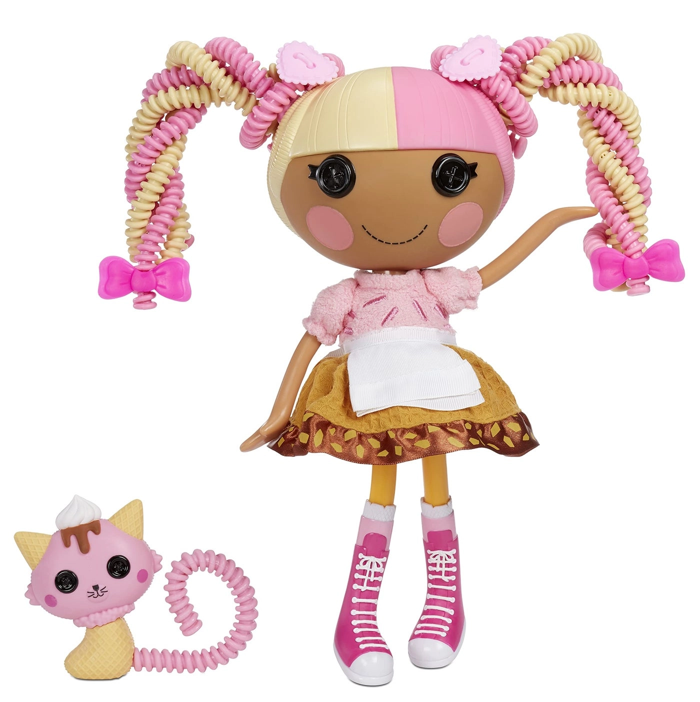 MGA Entertainment Scoops Waffle Cone Silly Hair Doll - 13" Multicolor Hair