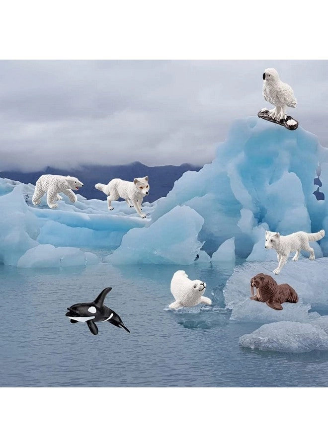 Mini Arctic Animals Figurines - 18 pcs