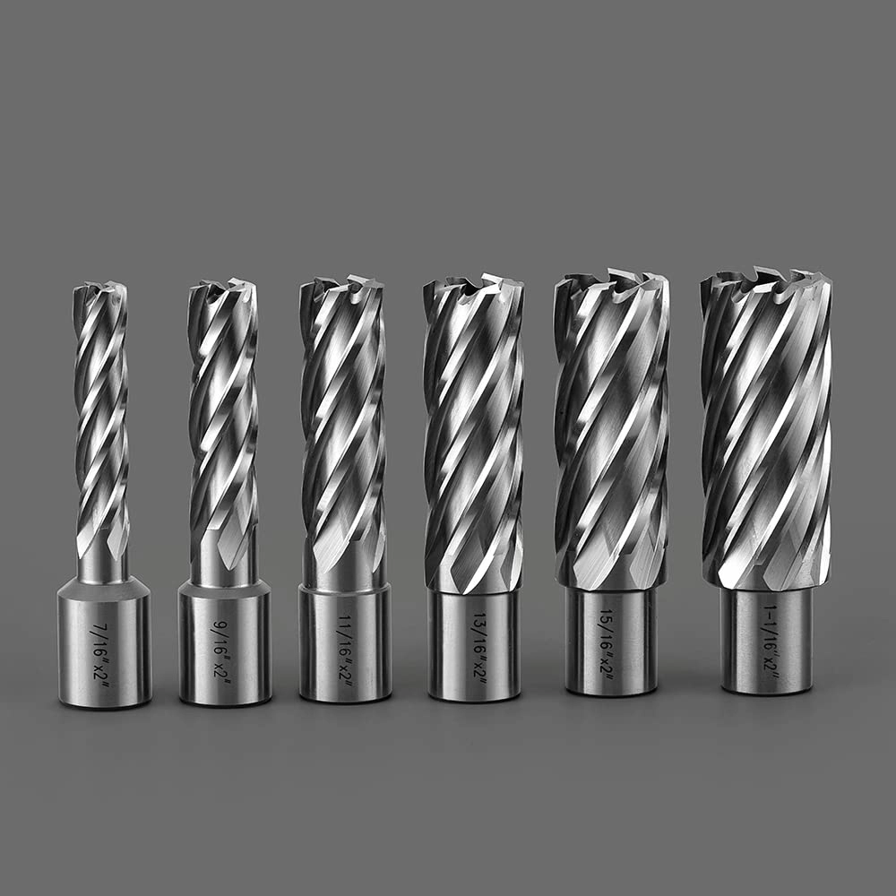 Annular Cutters - HSS 6pcs 3/4 Inch