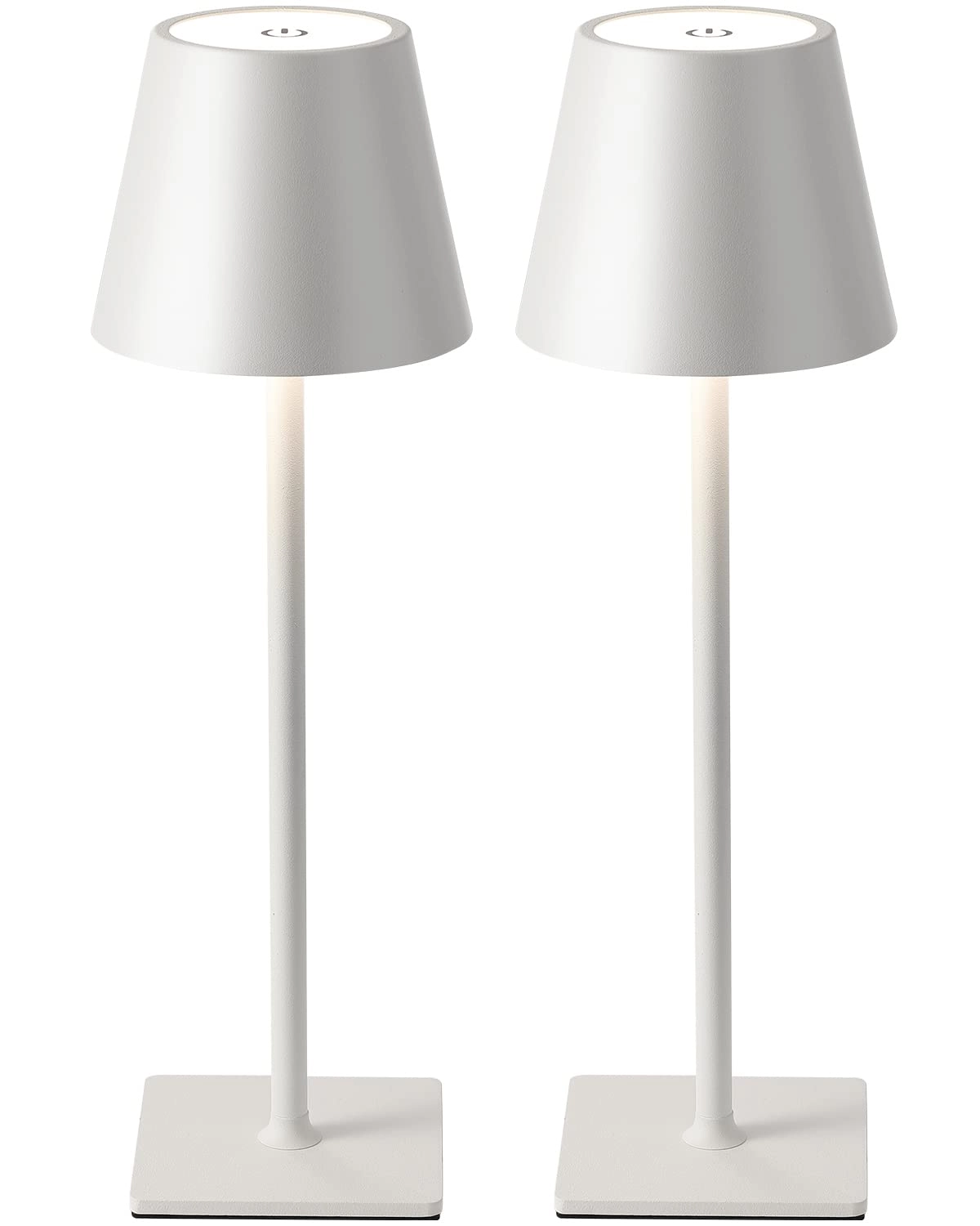 Zhongshan Cook Lighting Co., Ltd. Cordless LED Table Lamp - 2 Pack 5000mAh Black