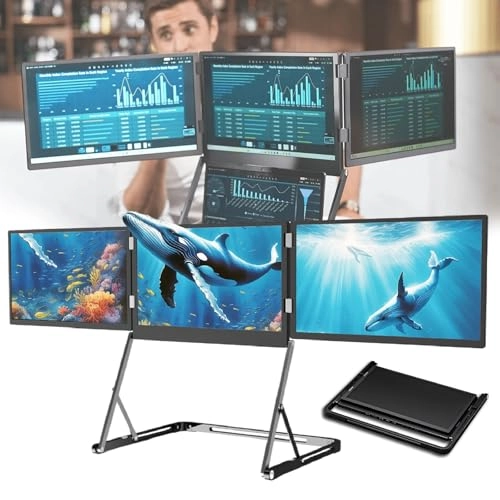 15.6" Portable Triple Monitor - 1080p FHD