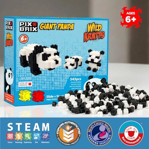 Wild Kratts Pixel Art Kit - 6+ years 543 pcs