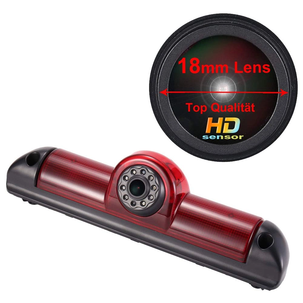 Brake Light Reversing Camera - Night Vision 1280 x 720 pixels