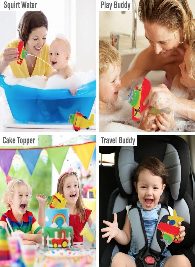 DolliBu Biplane Squirter - Floating Rubber Bath Squirt