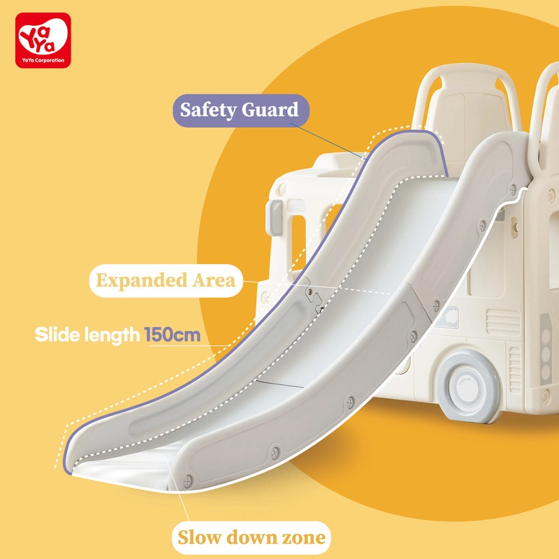 3-in-1 Bus Slide - Beige 105 x 60 x 115 cm