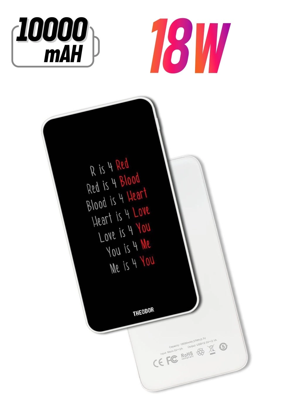 Theodor EX_PPBA311 - 10000mAh 18W