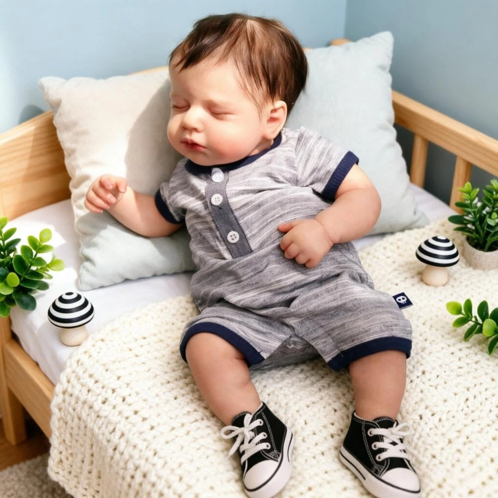 Nanjing Tianzeng Gifts Co.,Ltd LOULOU Reborn Baby Doll - 20 Inch Full Body Vinyl Boy Ages 3+