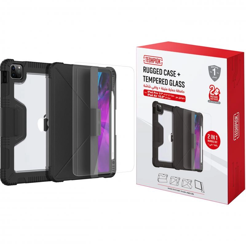 Techpick Case with Screen Protector for iPad Pro 13-inch (M4)