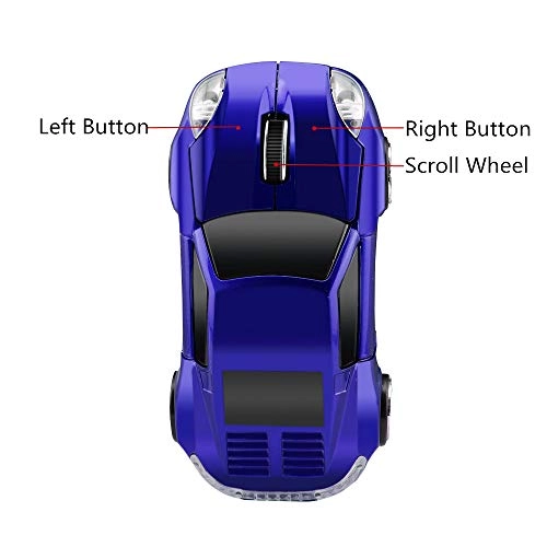 Roadster Sports Car Shape Mouse - Wireless