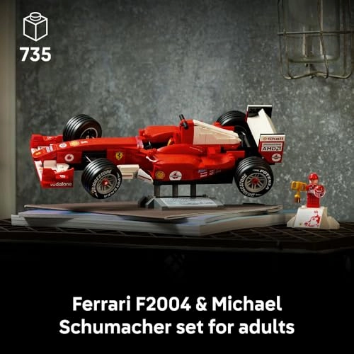 Icons Ferrari F2004 & Michael Schumacher (11375) - F1 Car Model Kit Display Set