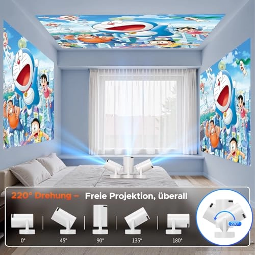 Mini Projector 300 ANSI lumens 1920 x 1080 pixels