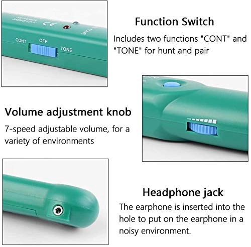 LAN Cable Tracker Tester - 1.5KHz 9V