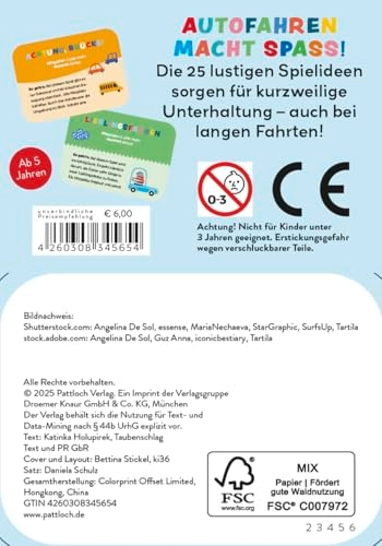 Sind wir bald da? - German Kinder ab 5 Jahren 25 Karten