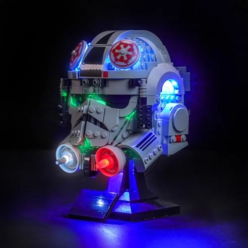 Light Kit for LEGO 75429 AT-AT Driver Helmet - Copper Line