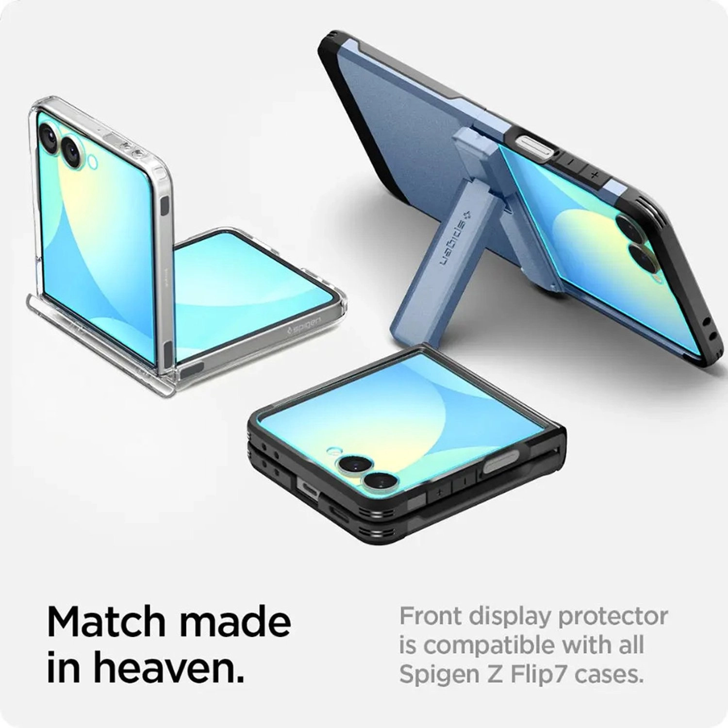 Clear Tempered Glass Screen Protector for Galaxy Z Flip7 (2-Pack)