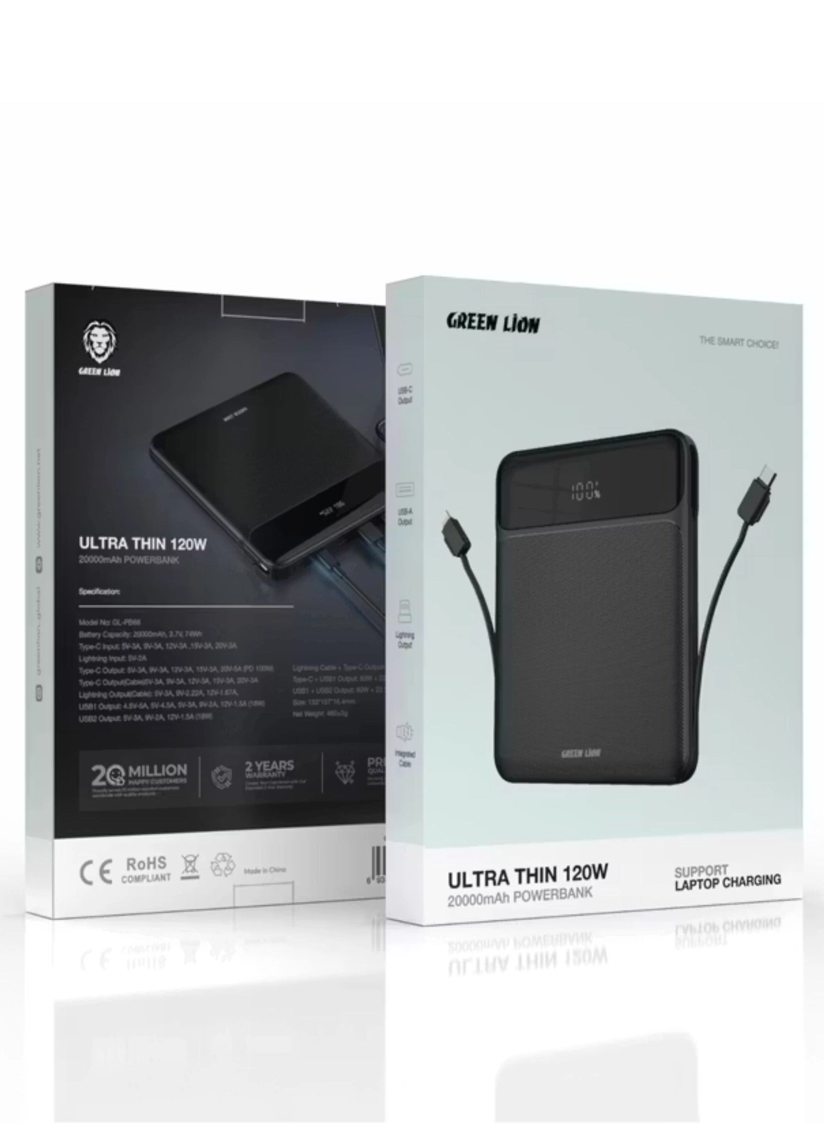 GNULTHIN20BK - 20000mAh 120W