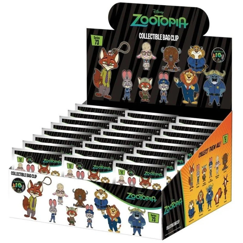 FUNKO POCKET POP KEYCHAIN Zootopia 3D Foam Bag Clip Series 73 - 24 Blind Bags