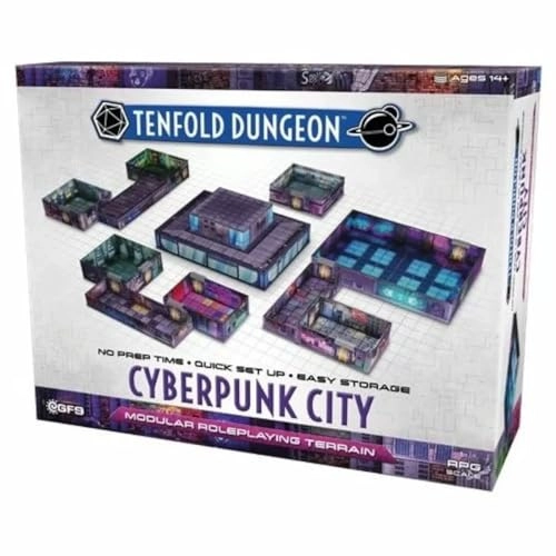 Tenfold Dungeon - Cyberpunk City Illustrated Edition