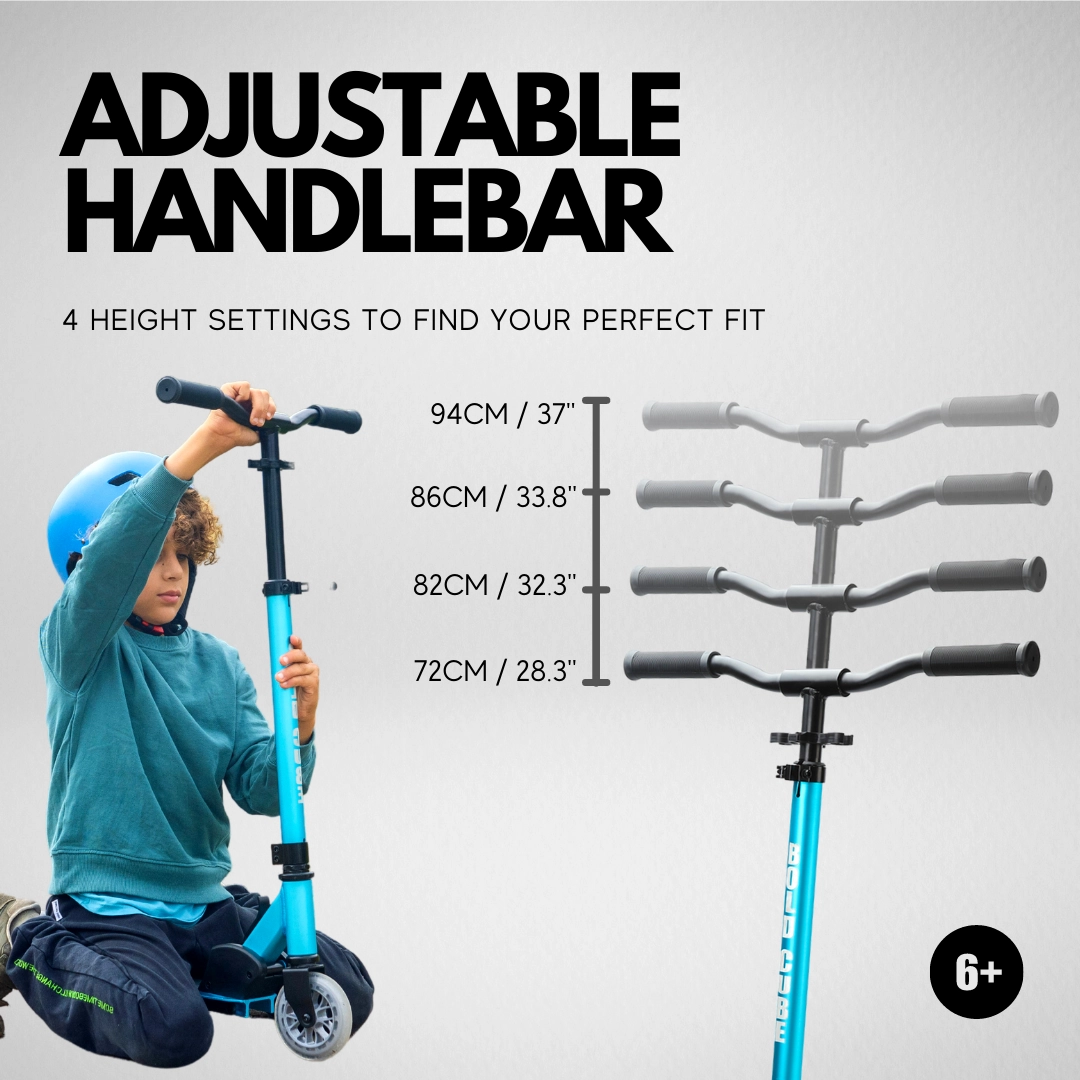 Deluxe 2-Wheel Kick Scooter – Foldable