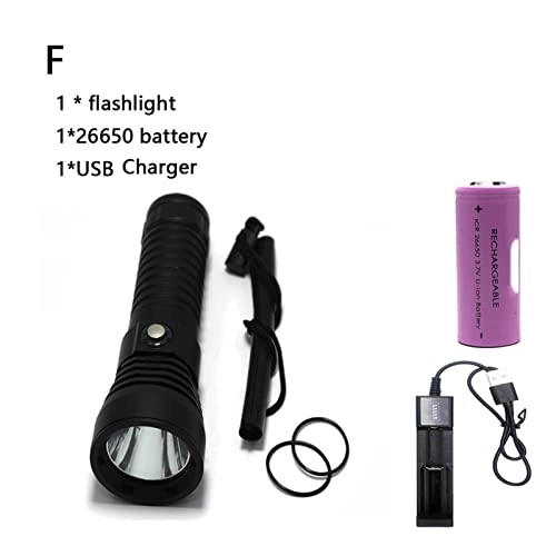 Professional Submersible Light - 5000 lumens 100M 18650/26650