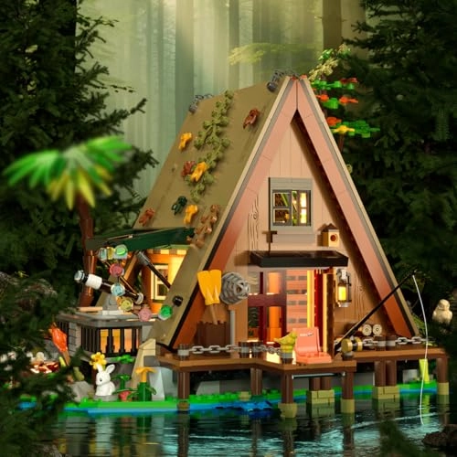 A-Frame Cabin - 1486pcs