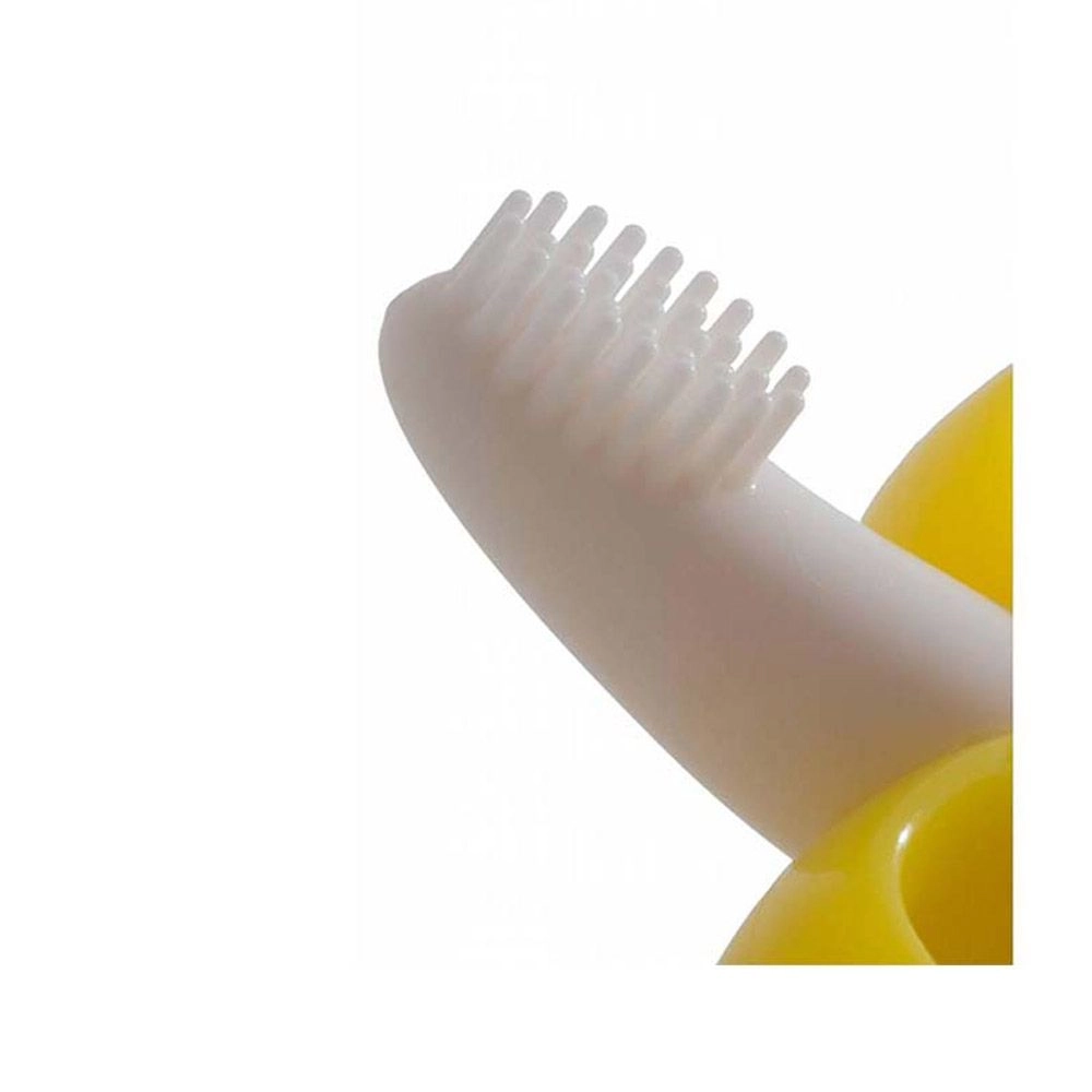 Baby Banana Toothbrush And Teether - 100% food grade silicon