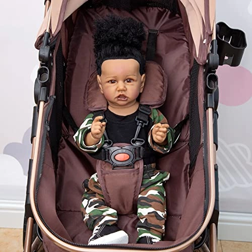 Reborn Baby Doll - 22 Inch Vinyl Brown Eyes